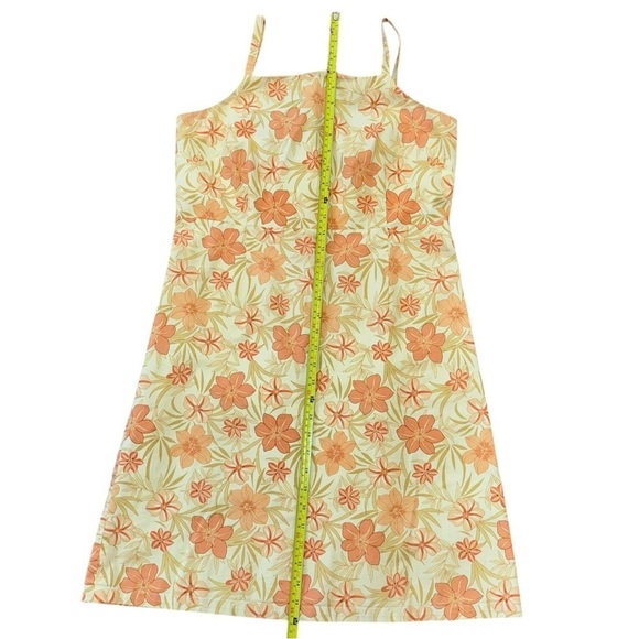 Tommy Bahama Cotton Sundress Women’s 8 Stretch Yellow Hawaiian Floral Print Warm - Picture 10 of 11